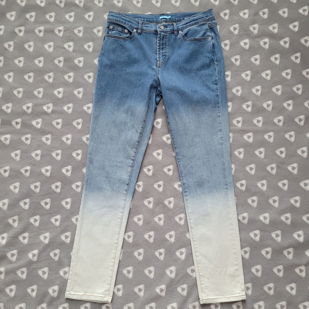 J.Mclaughlin Jaycie Ombre Stretch Jeans Size 8